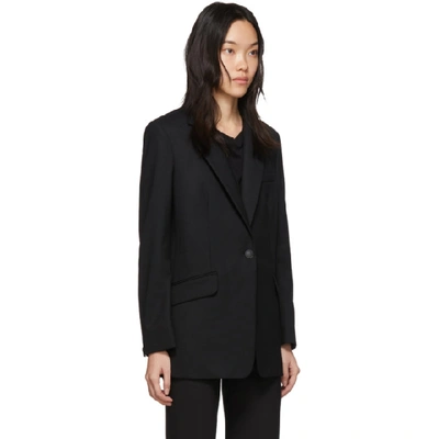 Shop Rag & Bone Black Wool Ames Blazer