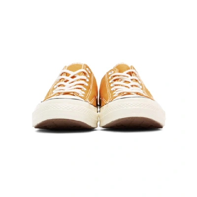 Shop Converse Yellow Chuck 70 Low Sneakers In Sunflower