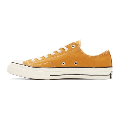 Shop Converse Yellow Chuck 70 Low Sneakers In Sunflower