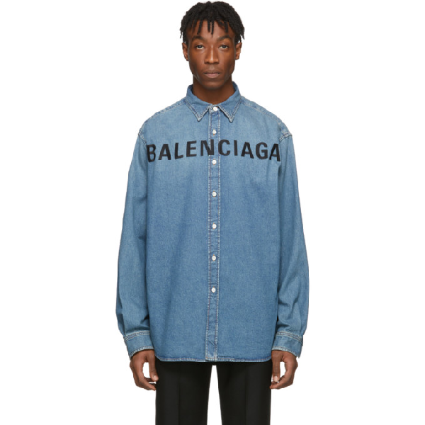 balenciaga jeans shirt