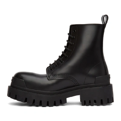 Shop Balenciaga Black Strike Boots In 1000 Black