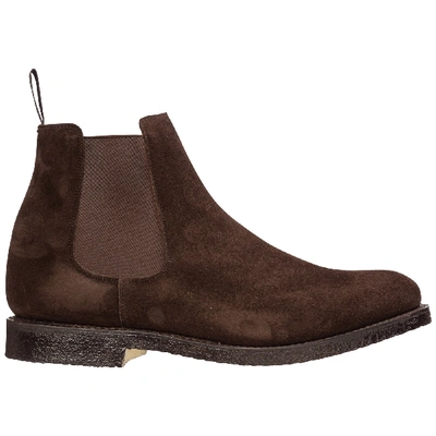 Shop Church's Men's Suede Ankle Boots Greenock In Brown