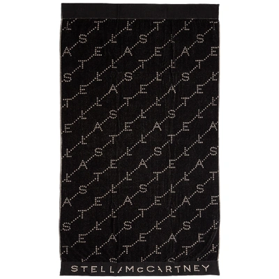 Shop Stella Mccartney Women's Beach Towel In Black