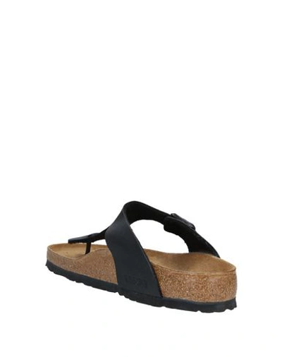 Shop Birkenstock Toe Strap Sandals In Black