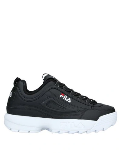 Shop Fila Man Sneakers Black Size 6.5 Textile Fibers