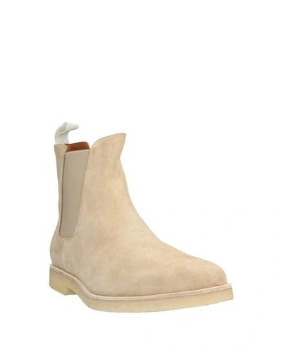 Shop Common Projects Boots In Beige