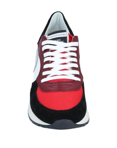 Philippe Model Sneakers In Red