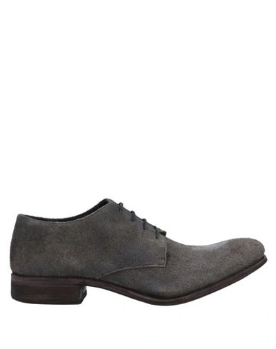 Shop Carpe Diem Lace-up Shoes In Dark Brown