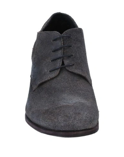 Shop Carpe Diem Lace-up Shoes In Dark Brown
