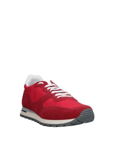 Shop Eleventy Sneakers In Red