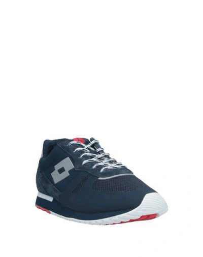 Shop Lotto Sneakers In Dark Blue