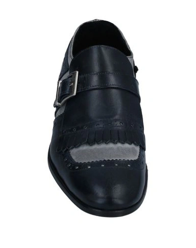 Shop Daniele Alessandrini Loafers In Dark Blue