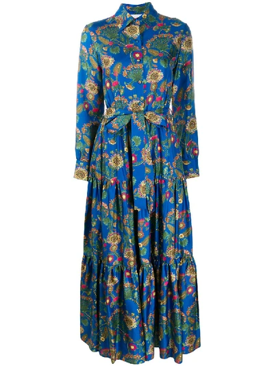 Shop La Doublej Bellini Dress In Blue
