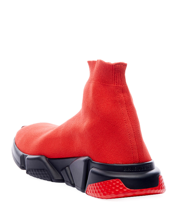 balenciaga shoes sock red
