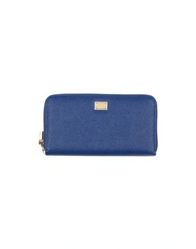 Shop Dolce & Gabbana Wallet In Blue