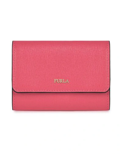Shop Furla Wallet In Fuchsia