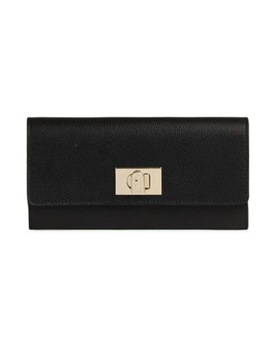 Shop Furla 1927 Xl Bi-fold Woman Wallet Black Size - Soft Leather