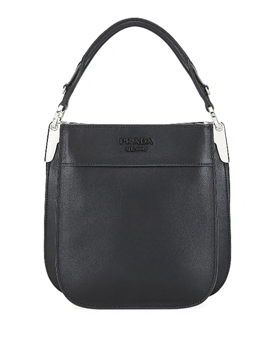 Shop Prada Mini Margit Bag In Black