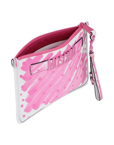 Shop Moschino Handbags In Pink