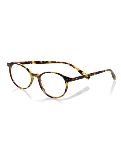 Shop Eyebobs Case Closed Plaid Acetate Reading Glasses In Tortoise