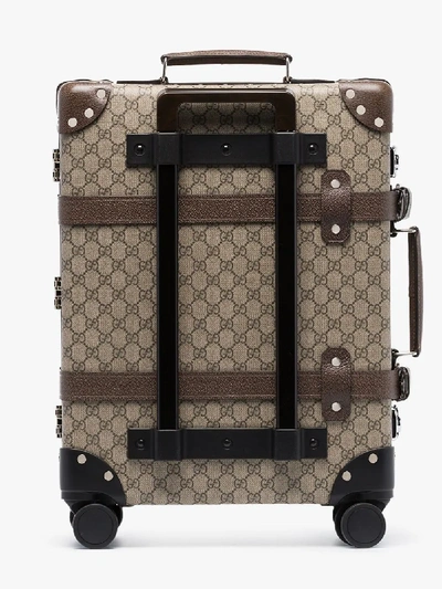 Gucci Globetrotter Gg Supreme Pattern Suitcase In Brown | ModeSens