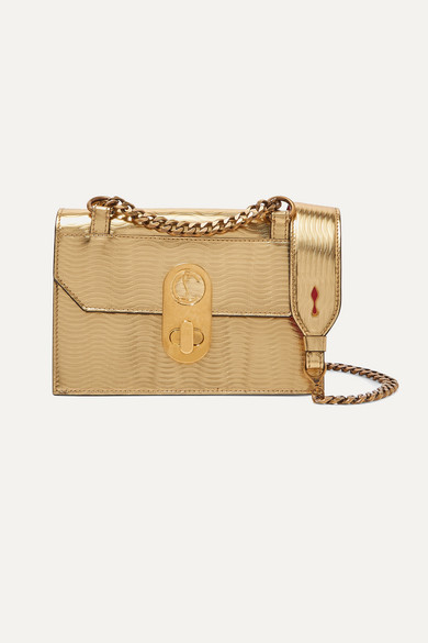 gold over shoulder bag