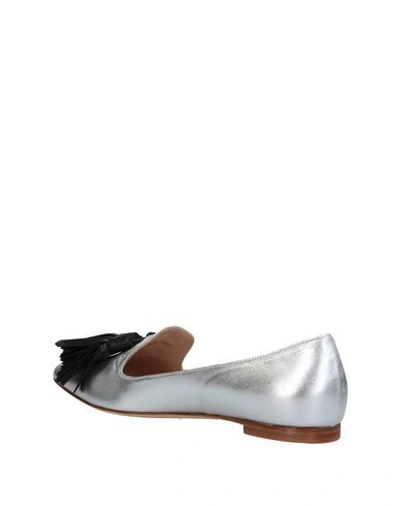 Shop Anna F Loafers In Silver