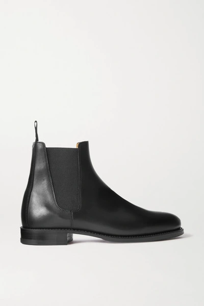 Shop Ludwig Reiter Leather Chelsea Boots In Black