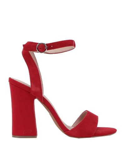 Shop Fornarina Sandals In Red