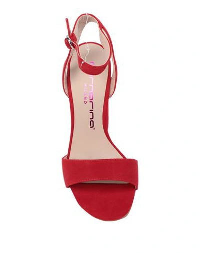Shop Fornarina Sandals In Red