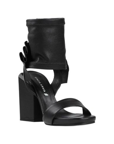 Shop Cinzia Araia Sandals In Black
