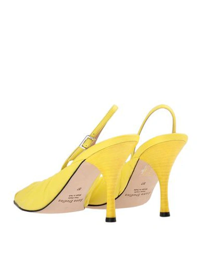 Shop Acne Studios Pumps In Yellow