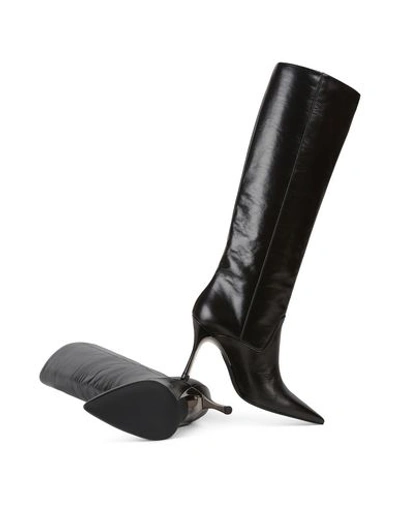 Shop Furla Cod Knee Boot T. 90 Woman Knee Boots Black Size 10 Soft Leather