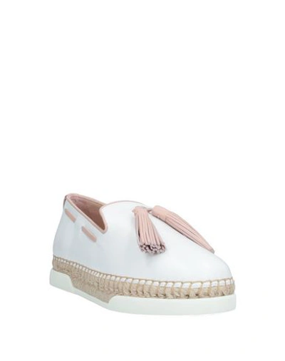 Tod's Loafers In White