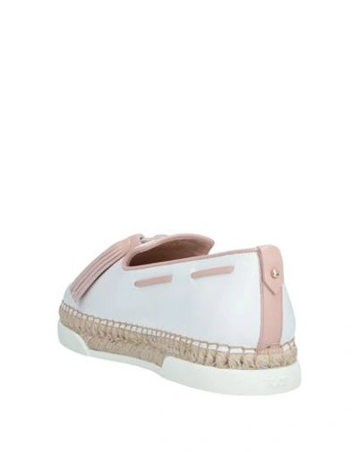 Tod's Loafers In White