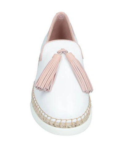 Tod's Loafers In White