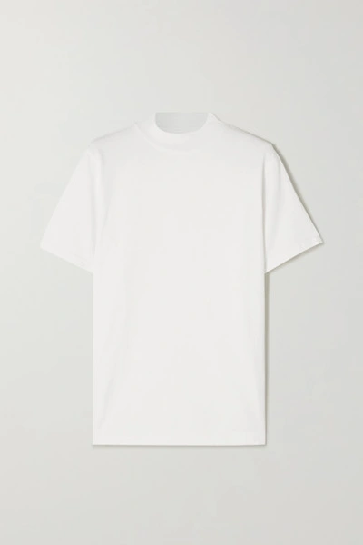 Shop Les Tien Cotton-jersey T-shirt In White