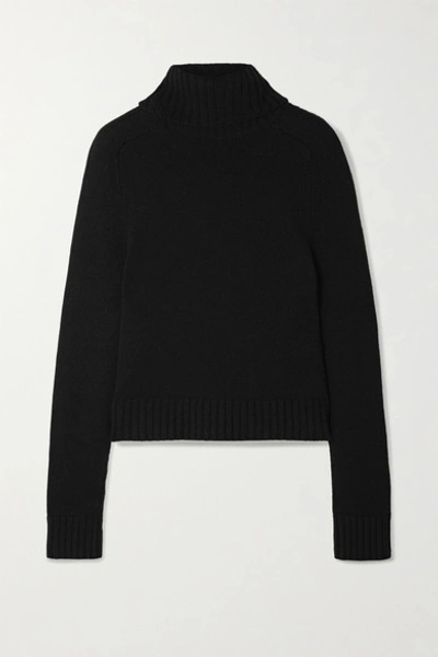 Shop Nili Lotan Atwood Cashmere Turtleneck Sweater In Black