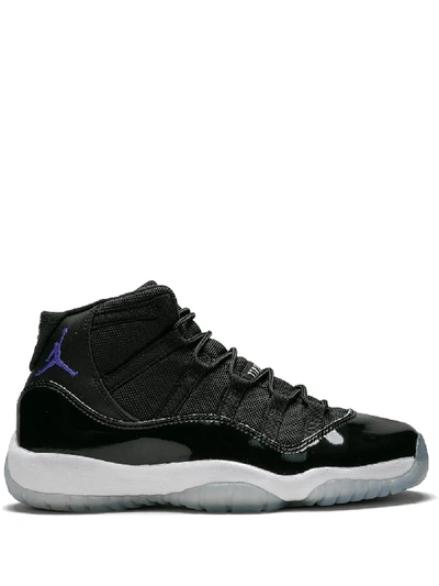 Shop Jordan Air  11 Retro Bg "2016 Space Jam" Sneakers In Black