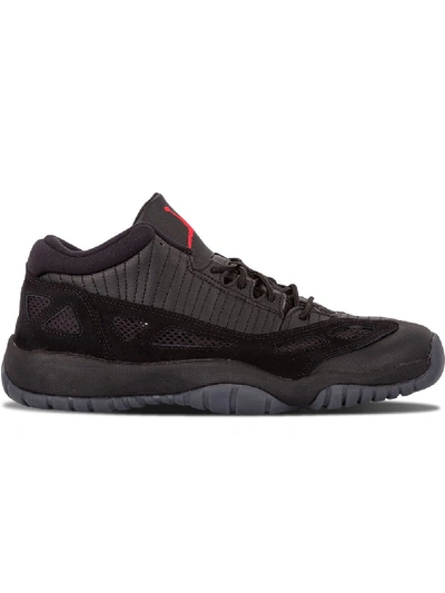 Shop Jordan Air  11 Retro Low Bg "referee" Sneakers In Black