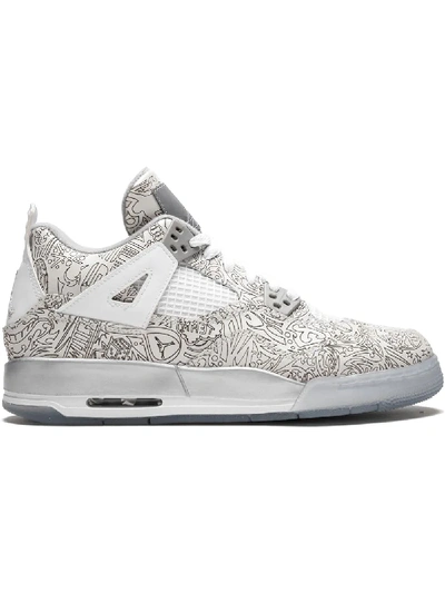 Jordan Air  4 Retro Laser Bg Sneakers In White