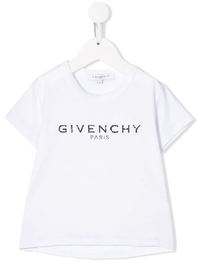 Shop Givenchy Logo Printed T-shirt In White
