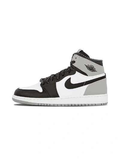 Shop Jordan Air  1 Retro High Og Bg Sneakers In Grey