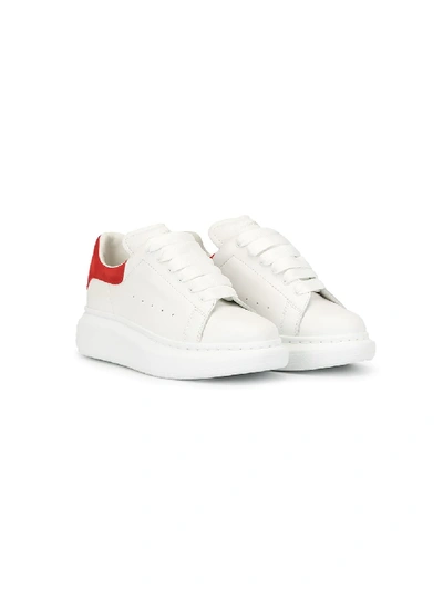 Shop Alexander Mcqueen Runner Lace-up Sneakers In White