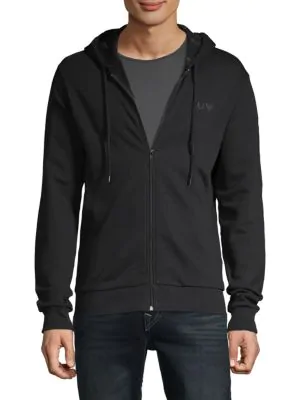 armani jeans zip up hoodie