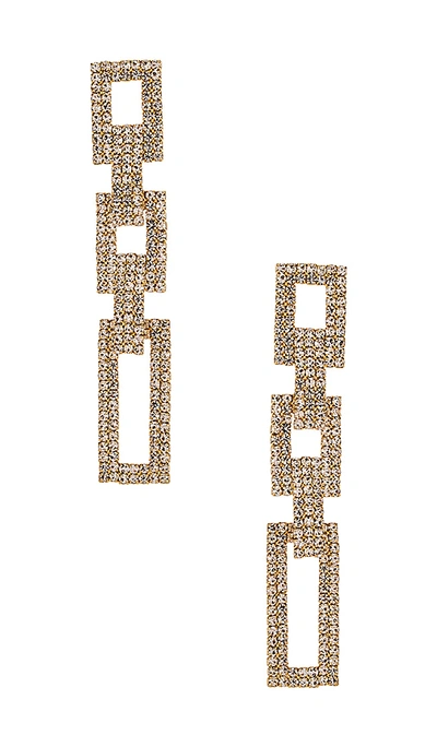 Shop Ettika Chain Link Earrings In Gold