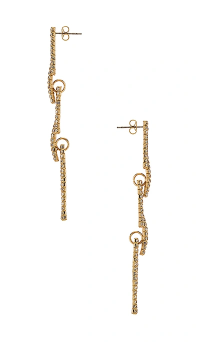 Shop Ettika Chain Link Earrings In Gold