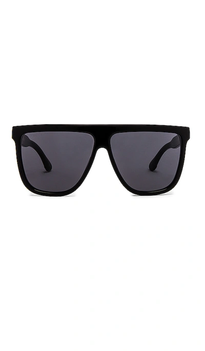 Shop Gucci Flat Top In Black & Grey