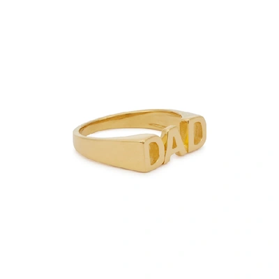 Shop Maria Black Dad Gold-tone Sterling Silver Ring