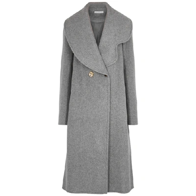 Shop Rejina Pyo Marlene Grey Wool-blend Felt Coat